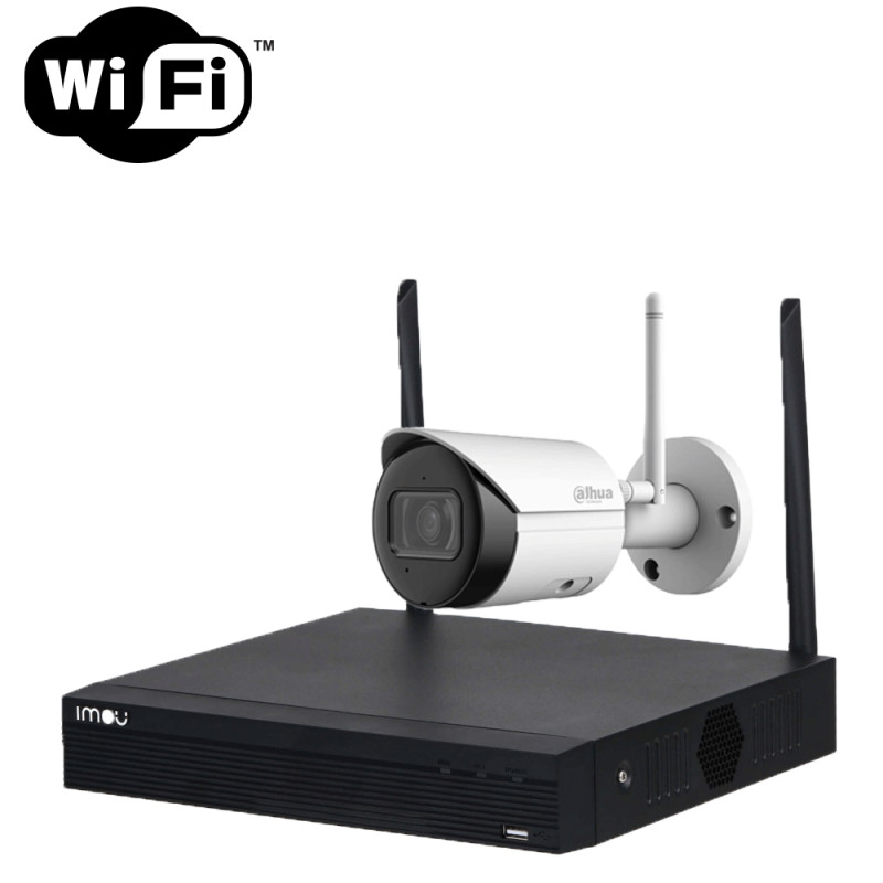 Kit de caméra de surveillance Wifi avec 2 caméra extérieure